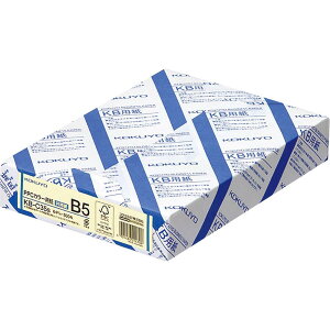 コクヨ(KOKUYO) PPCカラー用紙 共用紙 FSC認証 B5 500枚 アイボリー KB-C35S