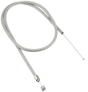 サギサカ(SAGISAKA) 自転車用 ブレーキワイヤー 65cm ライナー入り パッケージなし 1本入り グレー 61596