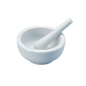 乳鉢(瀬戸物)乳棒付 90MM 松吉医科器械 08-2660-02