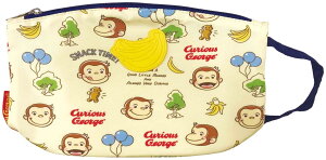 AI PLANNING(アイプランニング) おさるのジョージ 消臭おしりふきポーチ バナナワッペン W23×H16×D8cm K7527