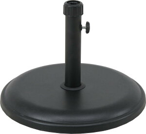 不二貿易 パラソルベース 15kg 幅45×奥行45×高さ33 ブラック ガーデン パラソルスタンド ボルト固定 75817