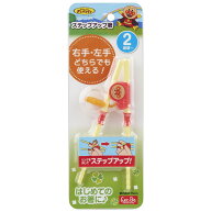 レック アンパンマン ステップアップ箸 ( 右利き 左利き 両用 ) / 2歳頃から / 持ち方覚え箸 /