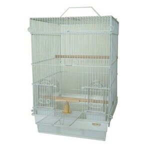 ホーエイ HOEI 35 手のり ホワイト | 小型インコ・中型インコの鳥かご
