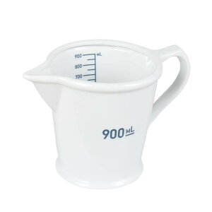 ダルトン(Dulton) 計量カップ 900ml 磁器 耐熱 食洗機対応 オーブン可 高さ14cm 幅21cm 奥行13cm M-0668-900 PORCELAIN JUG 900ml