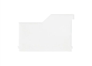 ライクイット (like-it) 収納ボックス 収納ケース ブリックス 見出し板 スリムM 2枚組 (9001・9011用) 約W10.3 x H7.1 x t0.2cm クリア 日本製 9127