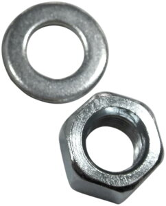 サギサカ(SAGISAKA) 自転車用 ハブナット ハブ軸用ナット 15mm 後用 ナット/ワッシャー各2個入り 10207