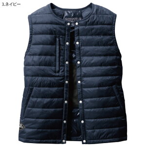 バートル ダウンベスト ウォッシャブル 防寒着 3254 男女兼用 インナー パッカブル仕様 家庭洗濯可 カジュアル おしゃれ アウトドア 作業着 作業服 BURTLE