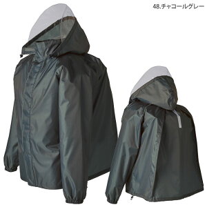 バックイン レインコート カッパ 防水 透湿 通勤 通学 作業着 レインウェア 47417 男女兼用 メンズ レディース 合羽 上のみ 自転車 バイク 大きいサイズ クロダルマ