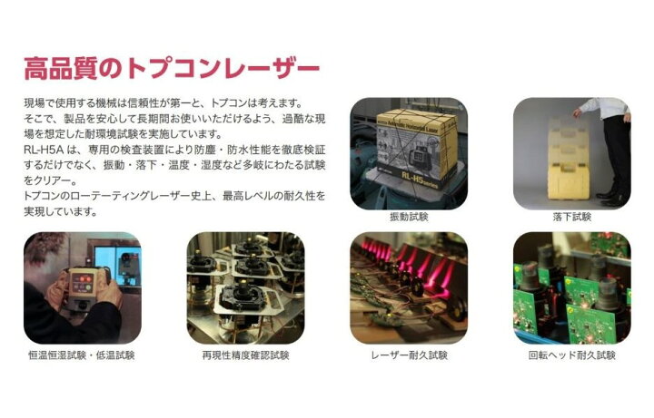 楽天市場】ローテーティングレーザーRL−H5A受光器LS-80X付回転レベル 
