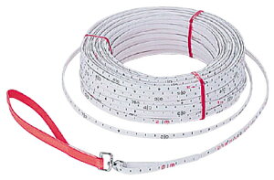 ミリオン測量ロープ 本体/30m MSR30河川 流量観測 測量用品 検縄 目盛付 MYZOX ヤマヨ(MSR30)