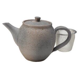 ポット 黒釉ポット G5-2716 陶器 和風 ポット 後手 茶器