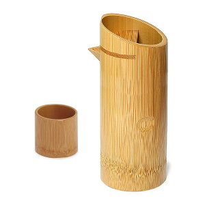 酒器 お酒 ぐい呑 徳利 セット 竹 天然素材 日本製 スス竹 ぐい呑&徳利(約1合用)口付 5648 5647 おしゃれ おすすめ ギフト お祝い プレゼント 贈り物 かわいい おうち時間 新生活 雑貨