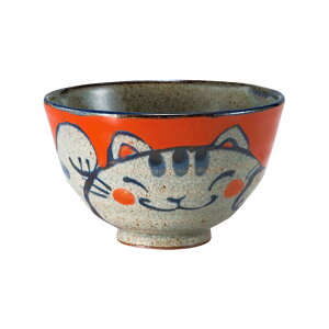 飯碗 茶碗 お茶碗 セット 3個 日本製 手描き猫 飯碗 3客組 陶器 ご飯茶碗 碗 ご飯 ごはん 茶わん ちゃわん お碗 食器 器 シンプル 使いやすい 波佐見焼