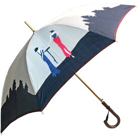 レディース 雨傘 長傘 日本製 親骨60cm ジャンプ式 ワンタッチ 甲州産ほぐし織り使用 星を見上げて 日本製ジャンプ式雨傘 贈り物 プレゼント 女性