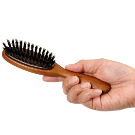 IKMT ブラッシングブラシ 豚毛 ヘアブラシ IKH-2224 小 ふつう M 女性用 レディース Finest Hair brush BRUSHING BRUSH 高級 池本刷子工業 イケモト 優れものA