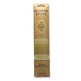 GONESH INCENSE STICKS PATCHOULI IM-GSE20812 ガーネッシュ インセンス スティック お香 [メーカー取り寄せ商品][優れものA]