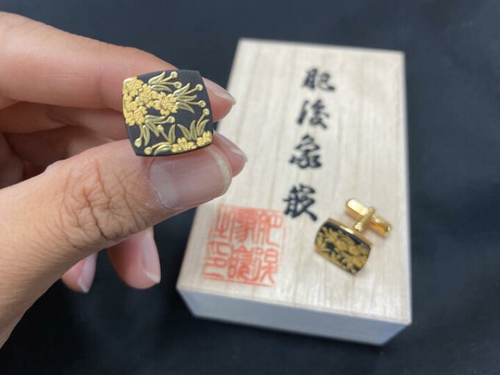 楽天市場】カフス 桜 K-04 カフスボタン 肥後象嵌 伝統工芸品 日本製 