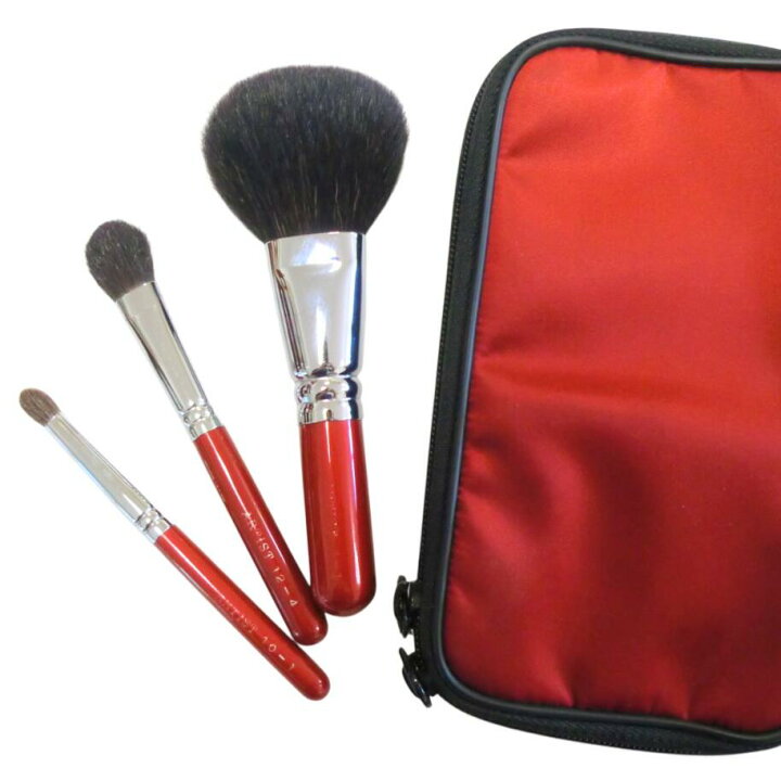 楽天市場】竹宝堂 熊野筆 メイクブラシ 初心者向け メイクブラシセット  