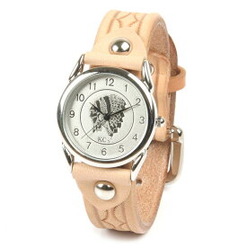 KC,s ケイシイズ 時計 バックル ウォッチブレス ワン スタンプ メンズ 牛皮革 KSR519 腕時計 ブレスレットウォッチ 革ベルト KC'S ケイシーズ ケーシーズ 本革 ブランド [メーカー取り寄せ商品][優れものA]