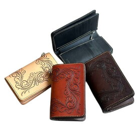 KC,s ケイシイズ 財布 エレノア ロング ビルフォールド フリーカット 牛皮革 KIB504 春財布 二つ折り長財布 革財布 手彫り シンプル メンズ レディース KC'S ケイシーズ ケーシーズ 日本製 本革 ブランド 優れものA
