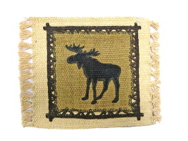 EL PASO SADDLE BLANKET エルパソ サドルブランケット コットン コースター ワイルドライフムース HIJ628 吸水 布 おしゃれ 食器置き アメカジ メキシカン インディアン インテリア ネイティブ雑貨 [即納品][メール便可(200円)][優れものA]