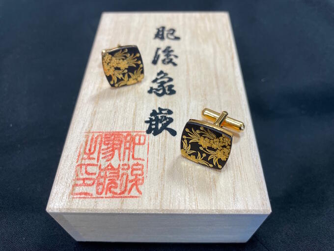 【楽天市場】カフス 桜 K-04 カフスボタン 肥後象嵌 伝統工芸品 日本