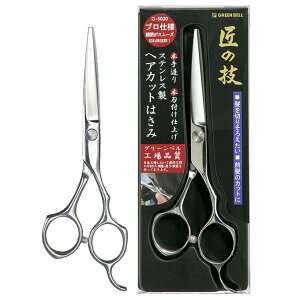 O[x XeXwAJbg͂ G-5020 ̋Z ̖ nT~ { n stainless GREEN BELL hair-cut scissors DA