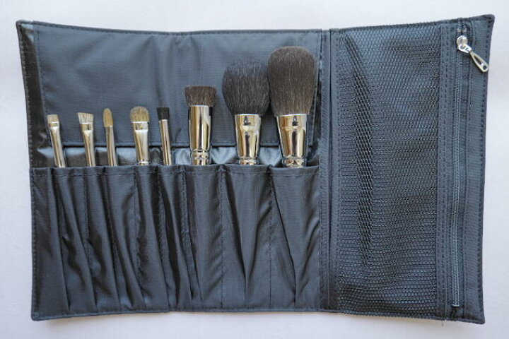 楽天市場】竹宝堂 熊野筆 メイクブラシ 最高級 メイクブラシセット 8本  