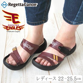 《1000円〜最大4000円OFFクーポン》 リゲッタ カヌー レディース サンダル 東北 楽天 ゴールデン イーグルス コラボ イーグルス女子Eガール 厚底 日本 製 歩きやすい 疲れない おしゃれ 素足 痛くない 可愛いサンダル プロ野球 応援 グッズ BCEG5224RE