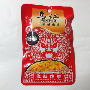 烏江搾菜 微辣 味付けザーサイ スパイシザーサ微辣菜絲 開味下飯小菜 調理済 漬物 中国人の大好物 惣菜 おつまみ 80g