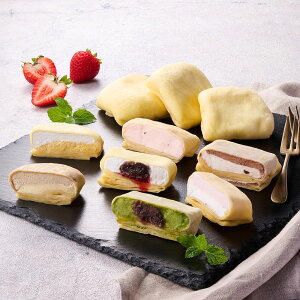 お歳暮 和田又 7種の手包みもちっとクレープ 10個 WMA-01A(送料無料)熨斗 ギフト 贈答 歳暮 冬ギフト