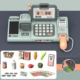 レジおもちゃ【25個セット】レジスターセット クレジットカード 紙幣とコイン付子供用 電卓 計算機 お菓子 果物 レジ オモチャ お買い物レジスター 遊び レジスタ お金セットビジーボード プレゼント ギフト送料無料 子供用 誕生日 誕生日プレゼント