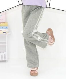 【クーポンで15％OFF】【25年AW新作】レースラインリボンパンツ 子供服 キッズ ジュニア 女の子 無地 100cm 110cm 120cm 130cm 140cm 150cm