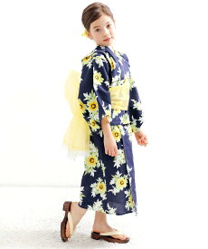 浴衣3点セット セパレート ワンピース 簡単 子供服 キッズ ジュニア 女の子 花火大会 お祭り 100cm 110cm 120cm 130cm 140cm 150cm