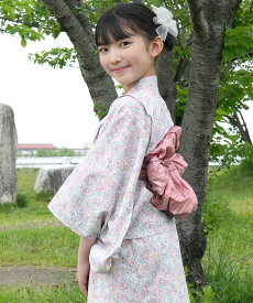 浴衣3点セット セパレート ワンピース 簡単 子供服 キッズ ジュニア 女の子 花火大会 お祭り 100cm 110cm 120cm 130cm 140cm 150cm