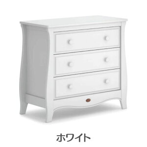 タンス チェスト アンティーク風 白 グレー 脚付き 赤ちゃん 子供 おしゃれ 北欧 可愛い 木製 Boori boori ブーリ 3段チェスト スレイ B-SL3DCSA