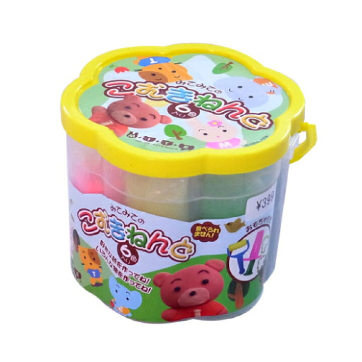 楽天市場 ねんど 6色入 みてみてこむぎねんど 粘土 小麦 ローラー 押し出し器 型抜き付き 抜き型 3歳から 子ども 子供 男の子 女の子 キッズ 玩具 プレゼント 知育 学習 御祝い 幼稚園 保育園 保育所 託児所 キッズスペース 6歳までの寝具図鑑 こどものふとん