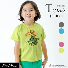 ＜早割10％OFF＞2024夏【F.O.KIDS/エフオーキッズ】トムとジェリーコラボ　カラフルダイ Summer Tシャツ≪80cm 90cm 95cm 100cm 110cm 120cm 130cm 140cm 150cm≫子供服 キッズ 女の子 男の子 女児 男児 ジュニア Tシャツ