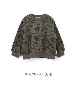 <40%OFF>2024秋冬t【MAKE YOUR DAY/メイクユアデイbyフィクスラボ】森のくまさん 総柄 裏起毛 トレーナー≪110cm 120cm 130cm 140cm≫ 男の子 女の子 子供服 こども ジュニア 新作店頭受取対象商品