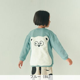 ＜40％OFF＞2025秋冬【nico hrat/ニコフラート】シロクマ　トレーナー≪90cm 100cm 110cm 120cm 130cm 140cm≫子供服 キッズ 男の子 女の子 男児 女児 子ども 長袖 新作 秋服≪店頭受取対応商品≫