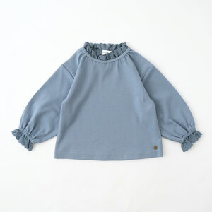 <10%OFF>2025秋冬【Little s.t.by s.t.closet/リトルエスティー】スタンドカラー Tシャツ≪80cm 90cm 100cm 110cm 120cm 130cm 140cm≫子供服 キッズ 女の子 女児 子ども かわいい おしゃれ お出かけ 新作 秋服