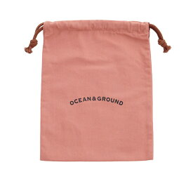 NEW定番！【Ocean＆Ground/オーシャンアンドグラウンド】コットン無地☆巾着 中≪29×22cm≫入園グッズ 入学準備 サブバッグ シューズ袋　コップ入れ　マスク袋 マスク入れ　歯ブラシ入れ 給食袋 エプロン袋 体操服袋 お着替え袋