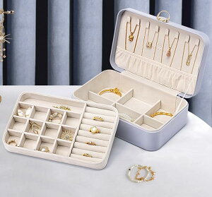 ロック可能 ジュエリーボックス 家庭用 トラベル 持ち運び ポータブル 人気 旅行用 大容量 収納 小物入れ ネックレス 指輪 ブレスレット イヤリング お洒落 コンパクト スクエア型 シンプル