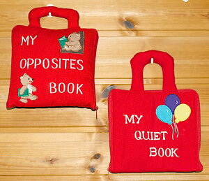 �z�G�{MY QUIET BOOK �o���[��&MY OPPOSITES BOOK�h���イ�p��Ńv���C&���[���M�t�g�Z�b�g�c������p�ꋳ��y�m�\�J�����b�X���u�b�N�z�I���!!�����M�t�g���b�s���O