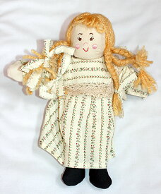 布おもちゃ布人形布絵本カントリードール三つ編みの女の子選んで!!無料ギフトラッピング