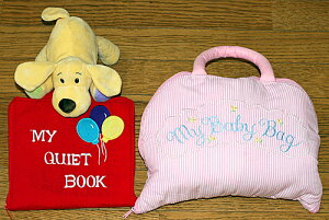 【知能開発レッスンブック】布絵本布おもちゃ【お誕生日】出産お祝いMY QUIET BOOK バルーン布の着せ替え マイベビードールおまけ付きふわふわぬいぐるみファンタイムギフトセット知育選ん