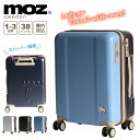 モズ スーツケース 機内持ち込み Sサイズ ストッパー付き 静音 38L moz キャリーバッグ キャリーケース ポーチ付き TSA 4輪 38リットル ファスナータイプ 旅行 国内 海外 修学旅行 女子旅 旅行鞄 かわいい 北欧 おしゃれ MZ-0844-48 1泊 2泊 3泊