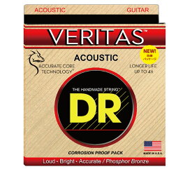 DR VERITAS VTA-12 LIGHT アコースティックギター弦【送料無料】【定形外郵便発送】