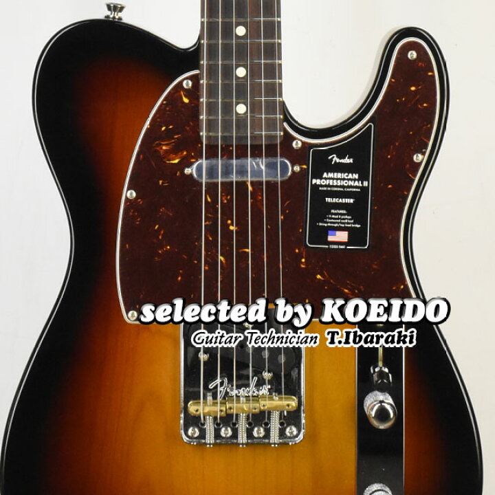 楽天市場】【New】Fender American Professional2 Telecaster RW 3TSB 