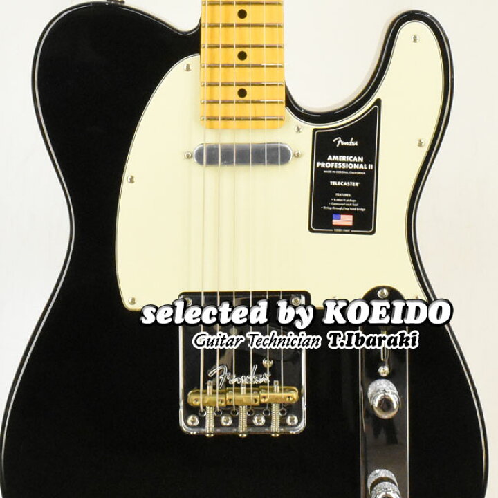 楽天市場】Fender American Professional2 Telecaster MN BLK(selected 